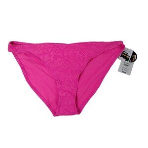 No Boundaries Junior Girls XL Pink Sizzle Daisies Bikini Bottoms New